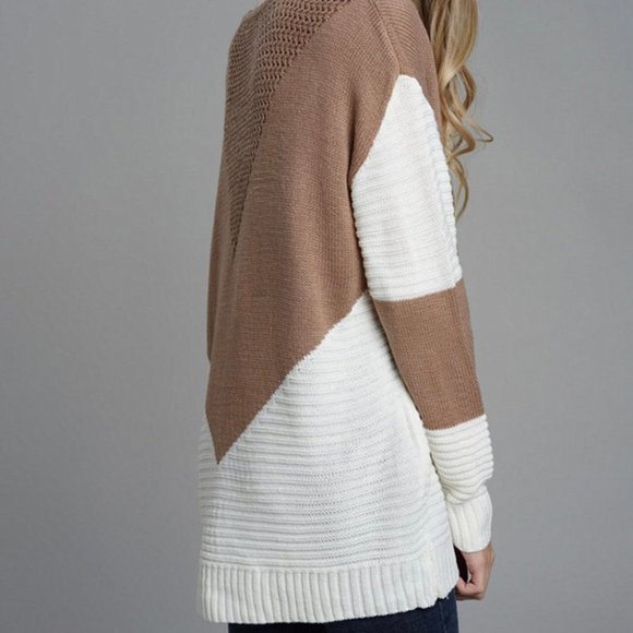 Camel Patchwork Sweater - Picture 3 of 5